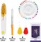 Sewing Thread Set 100 Color 250 Yards Each Spool Polyester Thread Kit with 10 Sewing Needles, 2 Needle Threader, Yarn Scissors, Stripper and Pearl Needle for Hand or Machine Sewing
